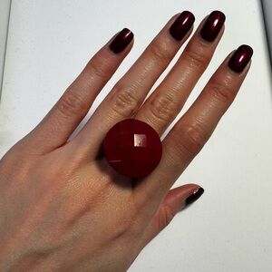 Coral Gemstone Round Sterling Silver